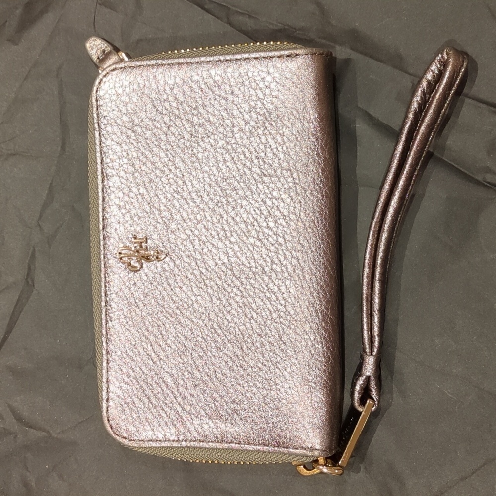 Cole Hann Women's Metallic Leather Wallet / Wristlet